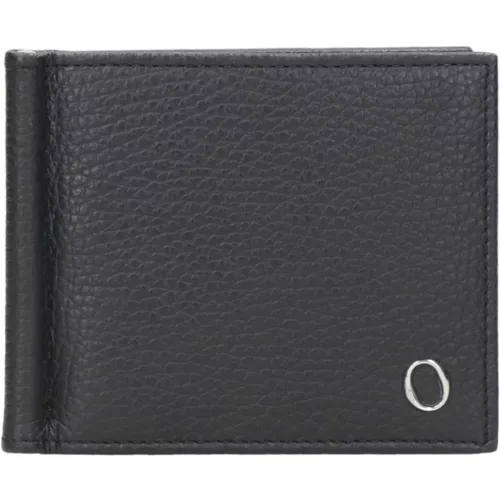 Hammered Leather Wallet with Anti-Cloning System , male, Sizes: ONE SIZE - Orciani - Modalova