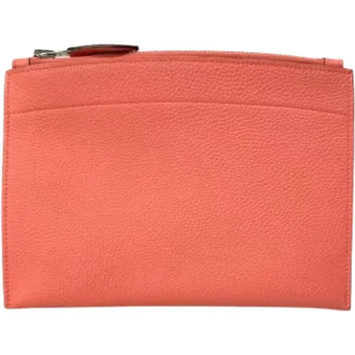 Pre-owned Leather pouches , female, Sizes: ONE SIZE - Hermès Vintage - Modalova