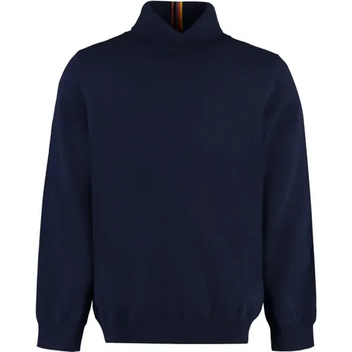 Gerippter Cashmere Rollkragenpullover,Cashmere Turtleneck Sweater - PS By Paul Smith - Modalova