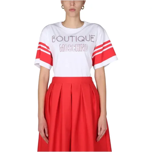 Ailor Mood T-Shirt , female, Sizes: S - Boutique Moschino - Modalova