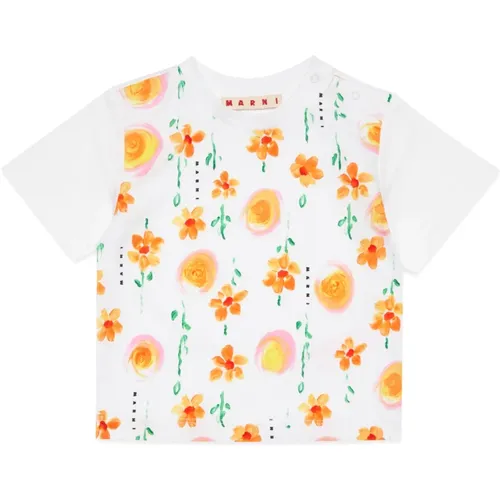 Sunny Day Grafik T-Shirt Marni - Marni - Modalova