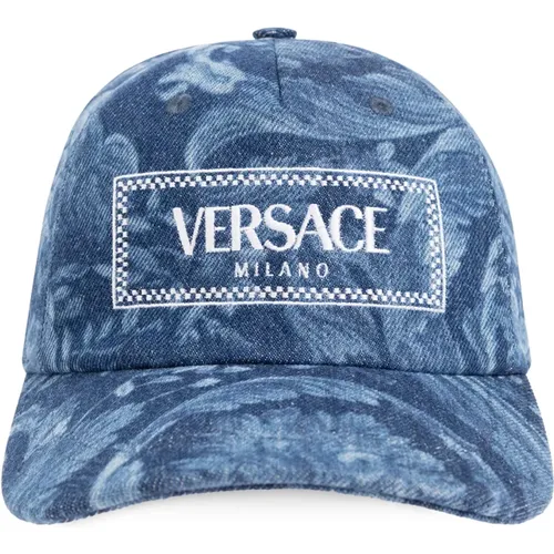 Baseballkappe mit Logo Versace - Versace - Modalova
