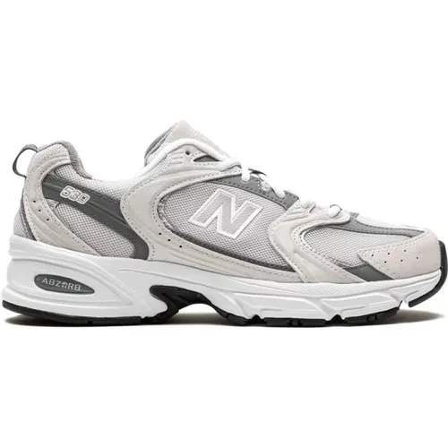 Grey Mesh Sneakers Caged Design , male, Sizes: 8 UK, 10 UK, 10 1/2 UK, 12 1/2 UK - New Balance - Modalova