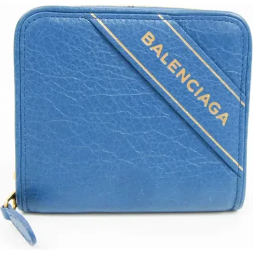 Pre-owned Leather wallets , female, Sizes: ONE SIZE - Balenciaga Vintage - Modalova