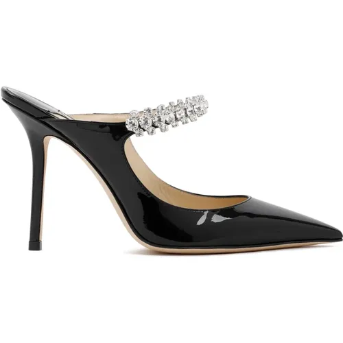 Patent Leather Sandals Crystal Embellishment , female, Sizes: 3 UK - Jimmy Choo - Modalova