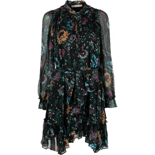 Silk Mini Dress in Multicolour , female, Sizes: XS, M, XL, S, L - Ulla Johnson - Modalova