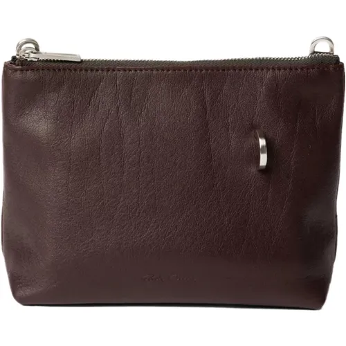 Stylish Oxblood Crossbody Bag , female, Sizes: ONE SIZE - Rick Owens - Modalova