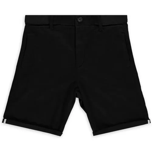 Schwarze Chino Shorts Trendy Design , Herren, Größe: W31 - Aspact - Modalova