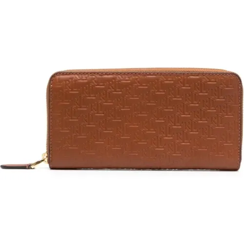 Zip cont large wallet , female, Sizes: ONE SIZE - Ralph Lauren - Modalova