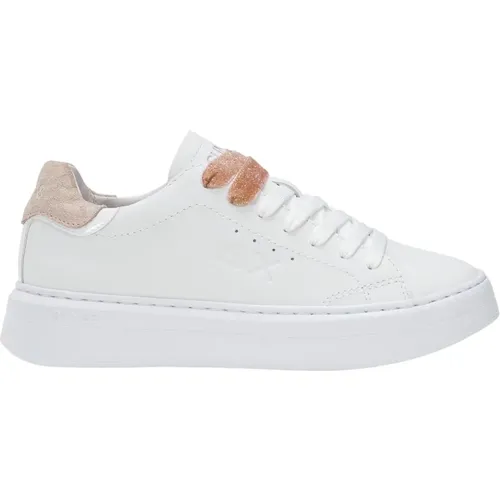 Flat Lace-Up Sneakers , female, Sizes: 7 UK, 5 UK, 4 UK, 3 UK, 6 UK - Sun68 - Modalova