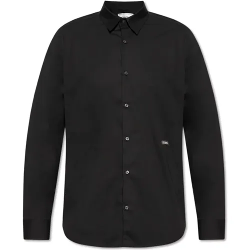 Shirt mit Logo , Herren, Größe: XL - Iceberg - Modalova