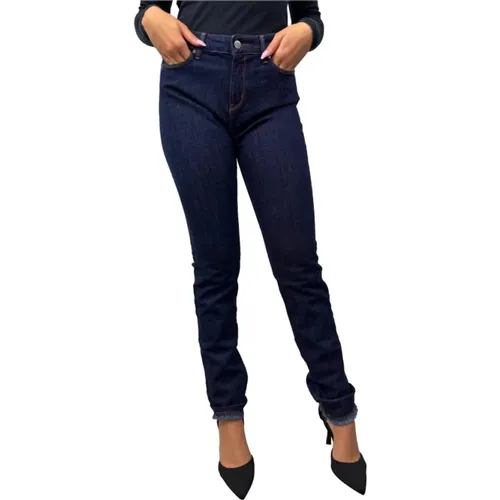 Klassische Jeans aus Baumwoll-Elasthan-Mix , Damen, Größe: W30 - Love Moschino - Modalova