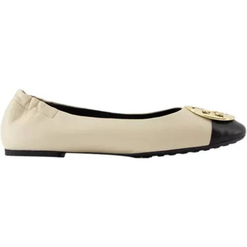 Leather flats , female, Sizes: 4 UK - TORY BURCH - Modalova