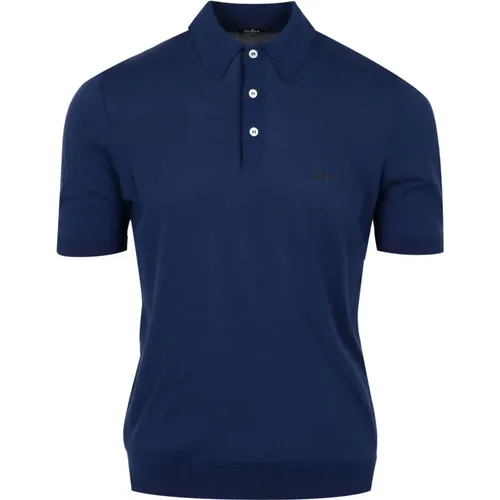 Blaue Baumwoll T-shirts und Polos - Hogan - Modalova
