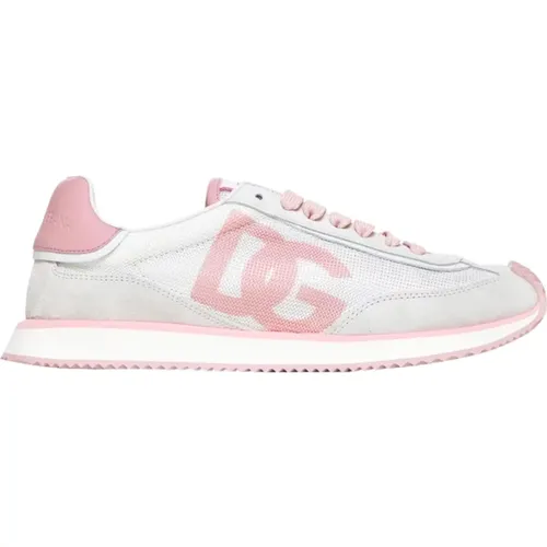 White Sneakers , female, Sizes: 2 UK, 3 UK, 6 UK, 4 1/2 UK, 5 1/2 UK, 6 1/2 UK, 3 1/2 UK, 4 UK, 8 UK - Dolce & Gabbana - Modalova