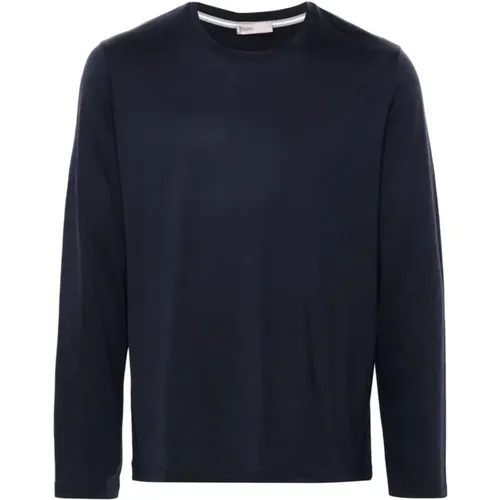 Blauer Strickpullover Herno - Herno - Modalova