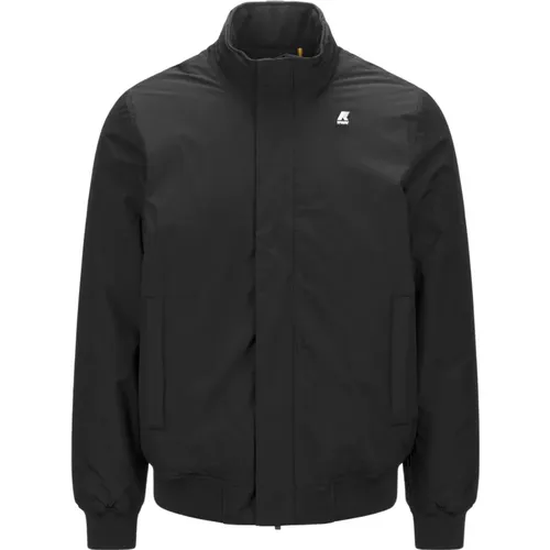 Ripstop Marmottablack P-Blue A Jacke , Herren, Größe: M - K-way - Modalova