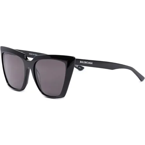 Bb0046S 001 Sunglasses , female, Sizes: 55 MM - Balenciaga - Modalova