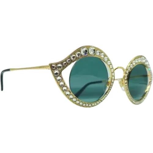 Pre-owned Metal Sunglasses , female, Sizes: ONE SIZE - Gucci Vintage - Modalova