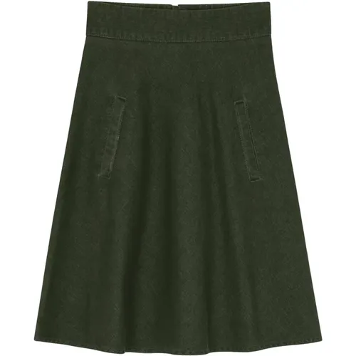 Denim Skirt A-line Rosin , female, Sizes: 3XL, M, S, L - Mads Nørgaard - Modalova