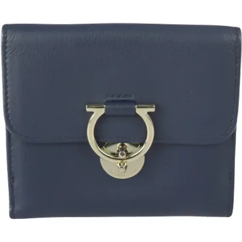 Pre-owned Leder Portemonnaies , Damen, Größe: ONE Size - Salvatore Ferragamo Pre-owned - Modalova