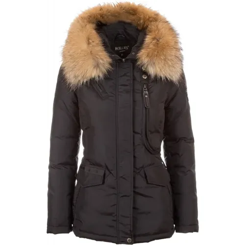 Stilvolle Winterjacke , Damen, Größe: M - Hollies - Modalova