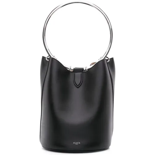 Smooth Grain Bucket Bag , female, Sizes: ONE SIZE - Alaïa - Modalova