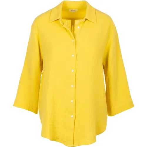 Gemütliche Gelbe Bluse Damen , Damen, Größe: M - Hartford - Modalova
