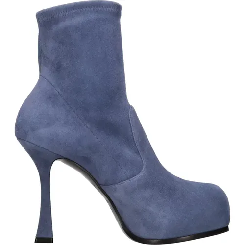 Stiefel Hellblau , Damen, Größe: 40 EU - Casadei - Modalova