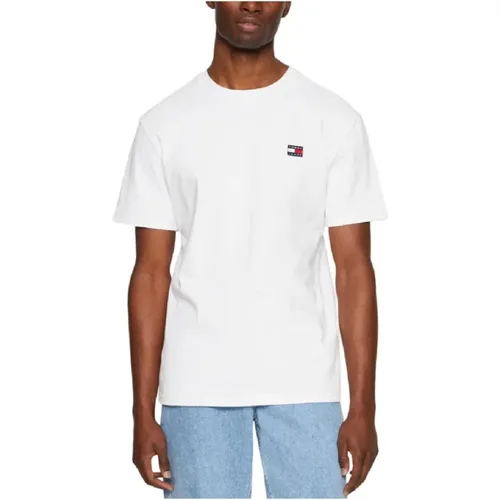 Klassisches Weißes T-Shirt - Tommy Hilfiger - Modalova