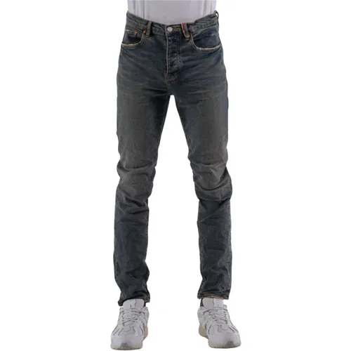 Vintage Aged Jeans , male, Sizes: W34, W38 - Purple Brand - Modalova