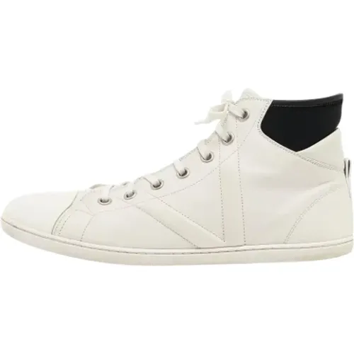 Pre-owned Leather sneakers , male, Sizes: 8 1/2 UK - Louis Vuitton Vintage - Modalova