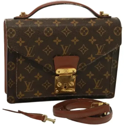 Pre-owned Canvas shoulder-bags , female, Sizes: ONE SIZE - Louis Vuitton Vintage - Modalova