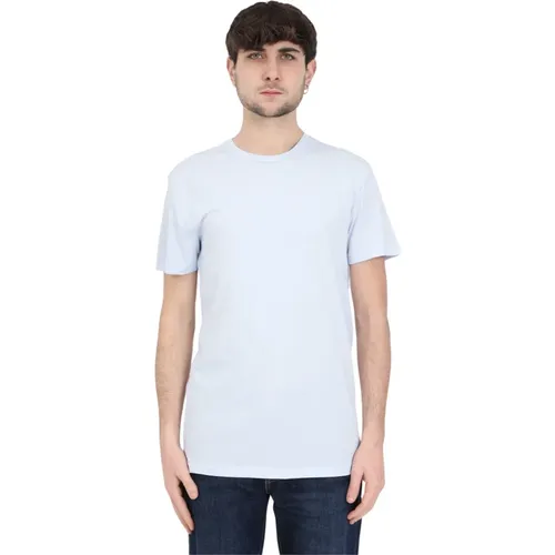 Celeste Oxford Logo T-shirt , Herren, Größe: XL - Ralph Lauren - Modalova