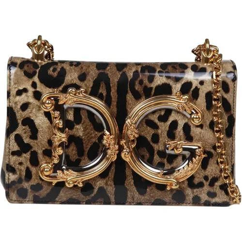 Leopardenmuster Cross Body Tasche - Dolce & Gabbana - Modalova