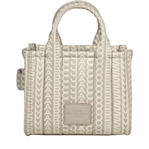 Khaki Lambskin Handbag with Adjustable Strap , female, Sizes: ONE SIZE - Marc Jacobs - Modalova