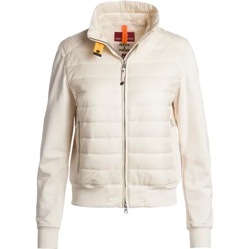 Rosy Quilted Cream Jackets , female, Sizes: M, XL, L - Parajumpers - Modalova