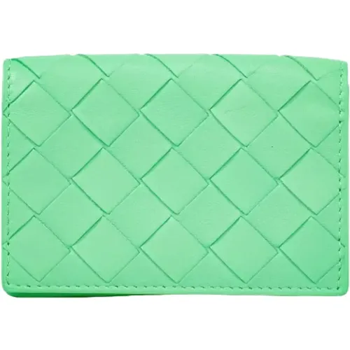 Pre-owned Leather wallets , female, Sizes: ONE SIZE - Bottega Veneta Vintage - Modalova