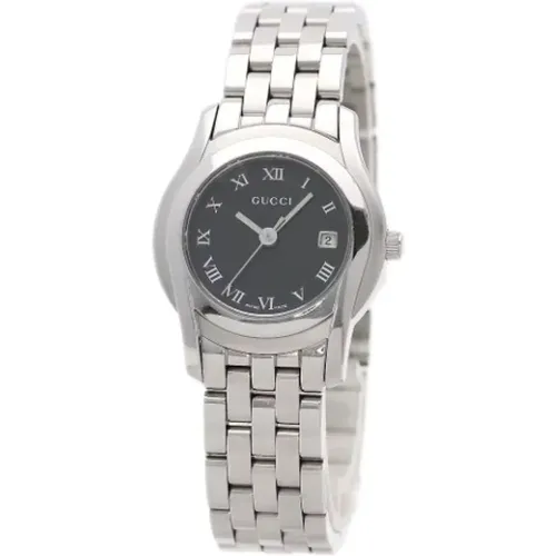 Pre-owned Stainless Steel watches , female, Sizes: ONE SIZE - Gucci Vintage - Modalova