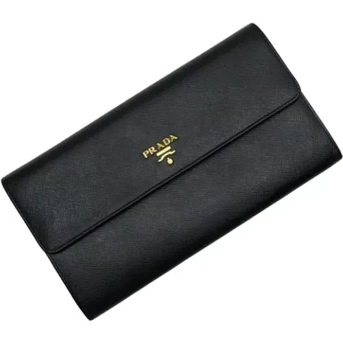 Pre-owned Leather clutches , female, Sizes: ONE SIZE - Prada Vintage - Modalova