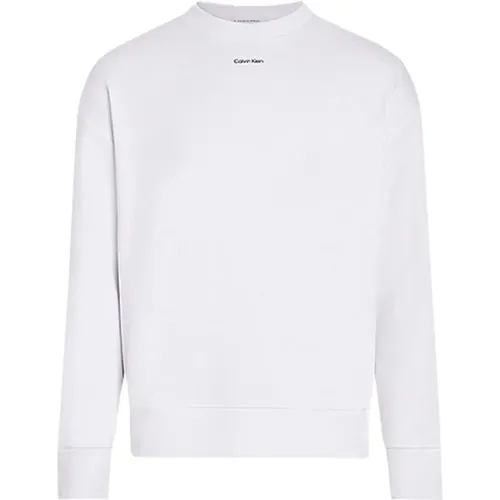 Bright Nano Logo Sweatshirt , Herren, Größe: M - Calvin Klein - Modalova