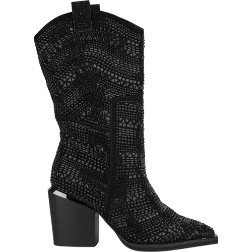 Pointed Toe Leather Boots , female, Sizes: 4 UK, 5 UK, 8 UK, 3 UK, 7 UK, 6 UK - Alma en Pena - Modalova