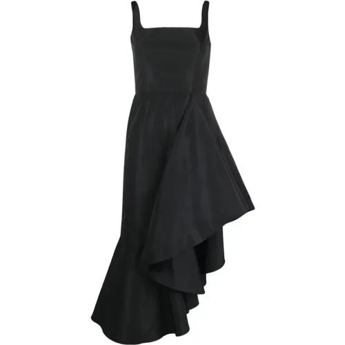 Asymmetric Flared Dress , female, Sizes: S, XS - alexander mcqueen - Modalova
