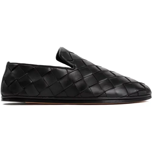 Leather Sunday Slippers , male, Sizes: 8 UK, 7 UK - Bottega Veneta - Modalova