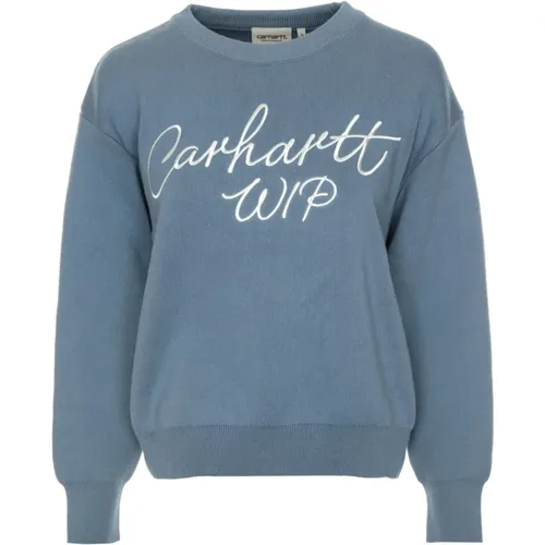 Signature Sweatshirt mit Besticktem Logo - Carhartt WIP - Modalova