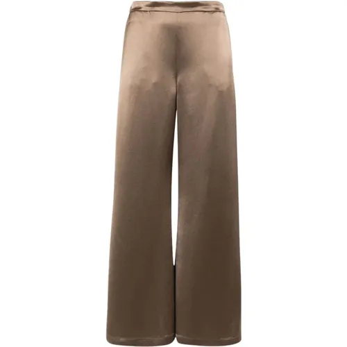 Flared Trousers for Special Occasions , female, Sizes: S - By Malene Birger - Modalova