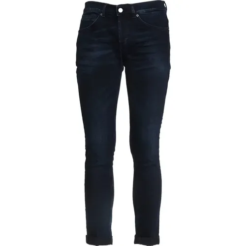 Dark Denim Jeans for Men , male, Sizes: W34, W38, W30, W31 - Dondup - Modalova