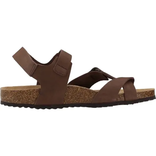 Stilvolle flache Sandalen für Frauen - Geox - Modalova