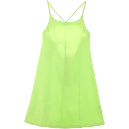 Icon Clash Kleid - Lime Glow/Barely , Damen, Größe: L - Nike - Modalova
