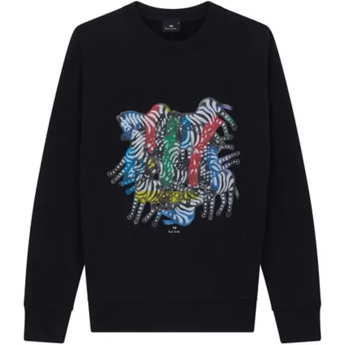 Kaleidoskop Sweatshirt Stilvolles Design , Herren, Größe: S - PS By Paul Smith - Modalova